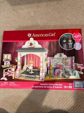 American Girl Isabelle Ballet Recital Playset - Pink, White, Gray